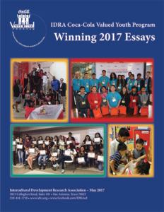 Coca-Cola Valued Youth Program booklet with all the winning essays from 2017 (pdf).