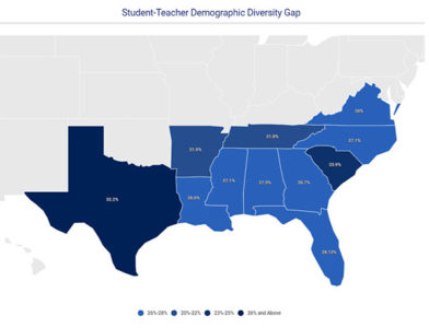 Diversity gap map