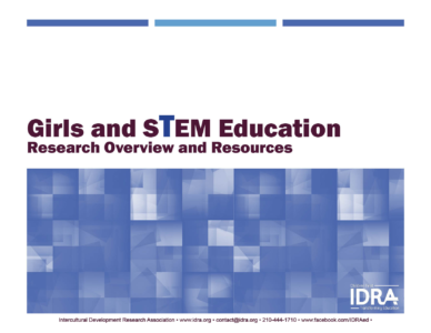 eBook: Girls and STEM Education – Research Overview and Resources