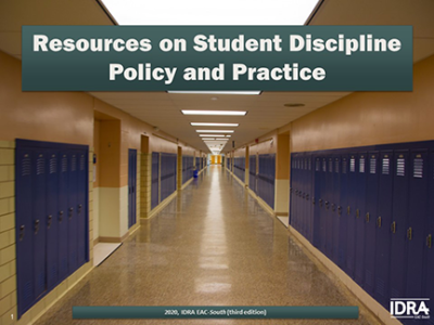 School Discipline Policy and Practice Resources cover