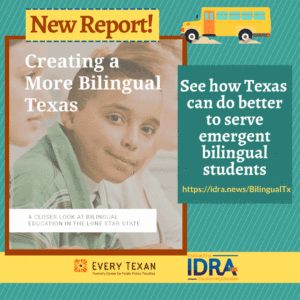 Creating a More Bilingual Texas graphic