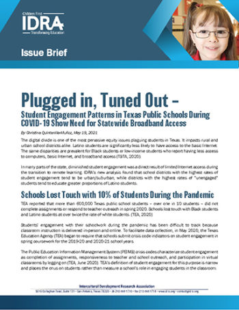 Plugged in, Tuned Out – A First Examination of Student Engagement Patterns in Texas Public Schools During COVID-19
