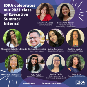 2021 IDRA interns