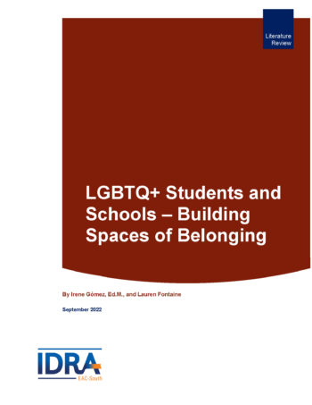 Literature Review – LGBTQ+ Students and Schools IDRA 2022_Page_01