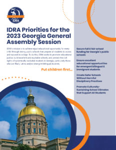 IDRA Policy Priorities for the 2023 Georgia General Assembly Session