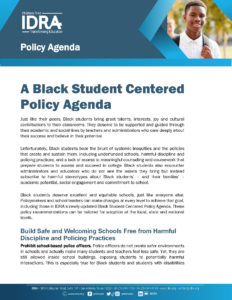 A Black Student-Centered Policy Agenda IDRA 2023 Cover