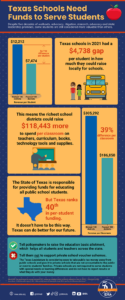 Texas Gaps 2023 infographics