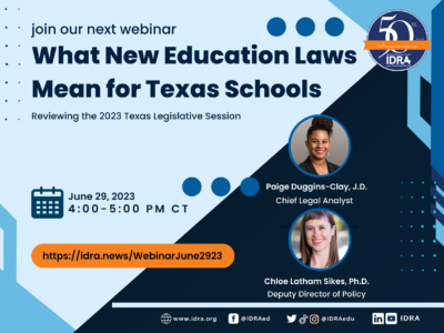 webinar What New Education Laws Mean for Texas Schools