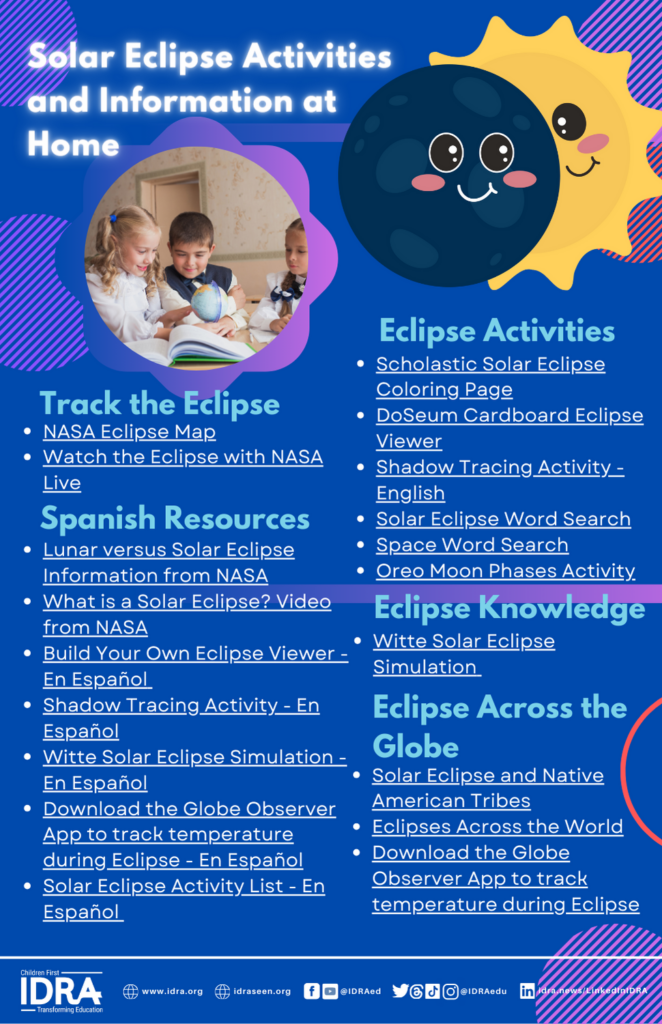 Solar Eclipse Activities and Information at Home image