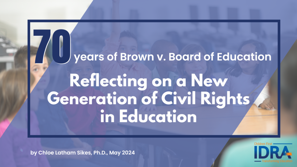 70 years of Brown v. Board of Education cover
