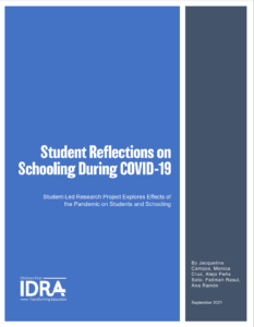 COVID student report cover