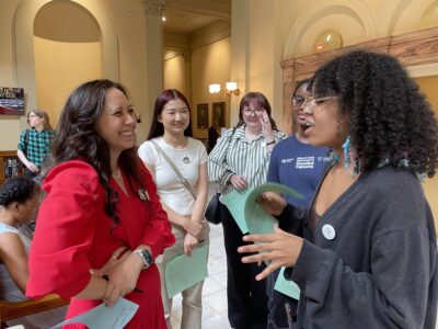 Mikayla and GT Students for Belonging at Capitol
