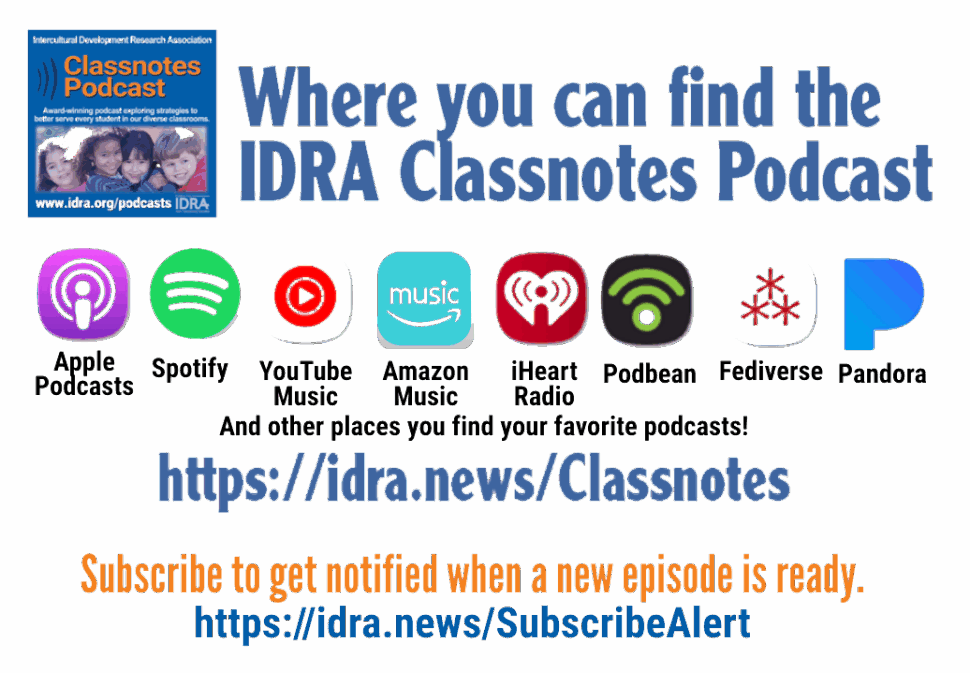 Classnotes apps logos where you can find the Classnotes podcast